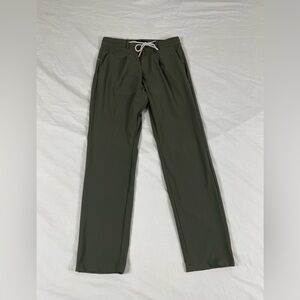Cruna Women Green Elastic Waist Made In Italy Pants..See Measurements.